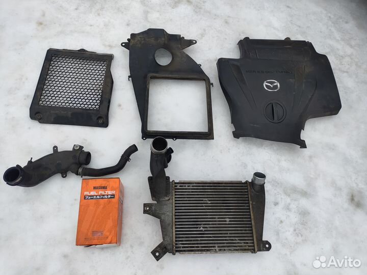 Двигатель в сборе Мазда сх-7 бензин 2,3 turbo 4WD