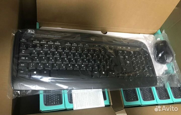 Комплект клавиатура+мышь Logitech MK330 Black USB