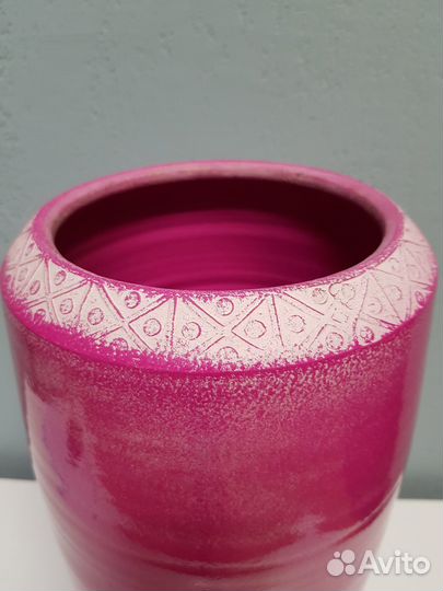 Ваза декоративная для цветов (керамика)