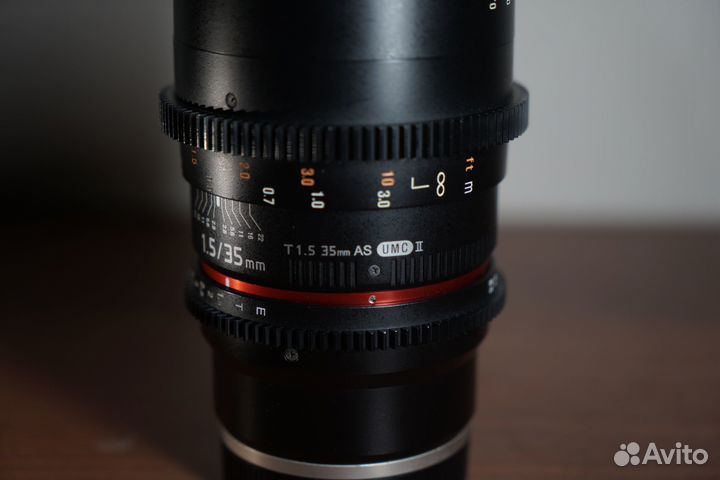 Samyang 35mm T1.5 vdslr AS IF UMC II sony E