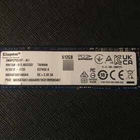 Ssd kingston m.2 nvme 512gb