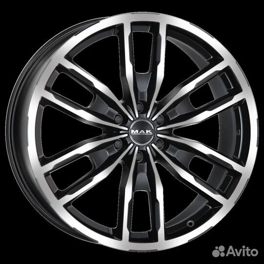 R17 6x130 7,5J ET55 D84,1 MAK Peak Black Mirror