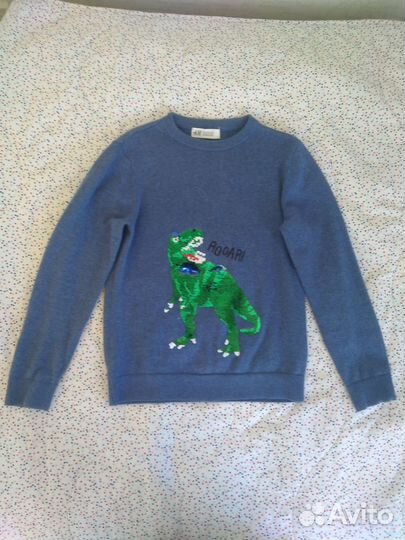 Джемпер (кофта) H&M с динозавром