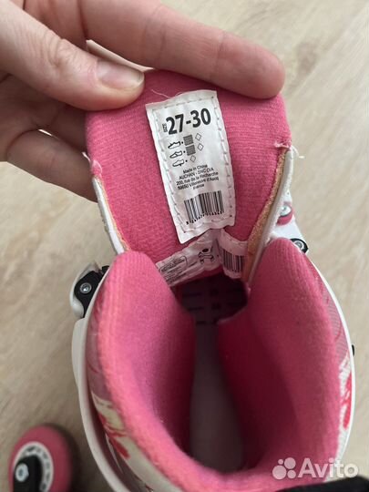 Роликовые коньки детские 27-30 раздвижные
