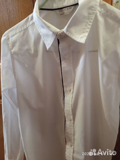 Белая рубашка для мальчика