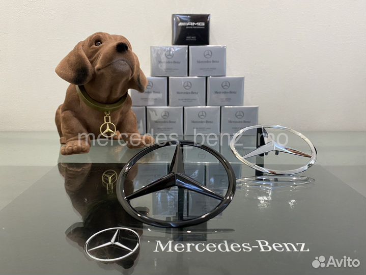 Эмблема звезда на крышку багажника Mercedes Benz C