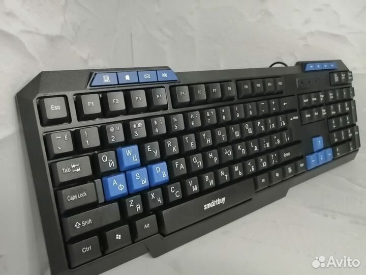 Клавиатура ONE 221, USB, мультимедийная, черная