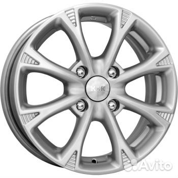 R15 4x100 6J ET48 d54,1 K&K Блюз-оригинал блэк пла