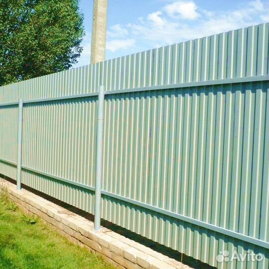 Забор из профнастила
