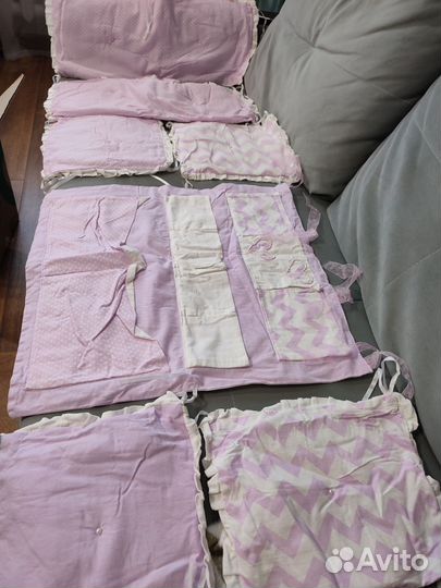 Бортики в кроватку