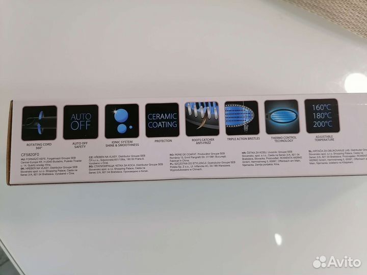 Расческа-выпрямитель Rowenta CF5820F0