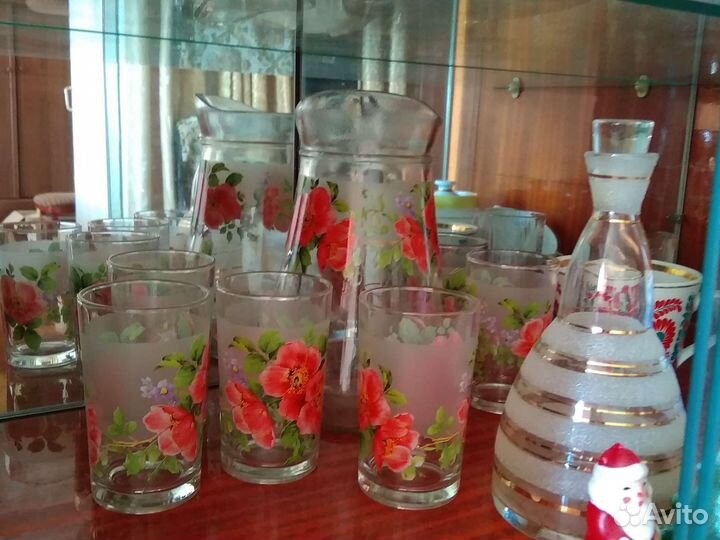 Хрусталь СССР. Вазы стаканы