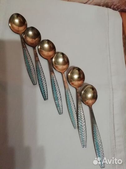 Мельхиоровые чай. ложки, вилки, ножи (СССР)