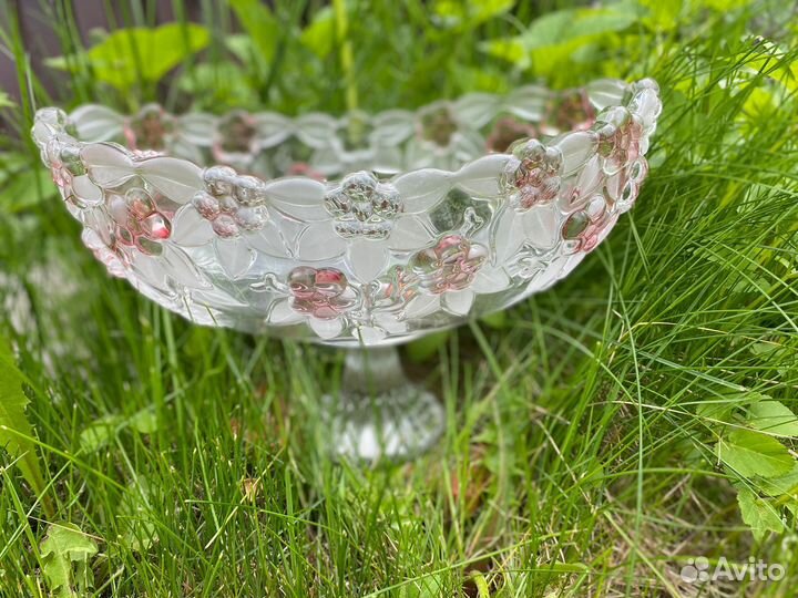 Ваза на ножке Walther Glass Германия