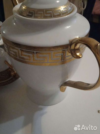 Сервиз кофейный супница и чайник