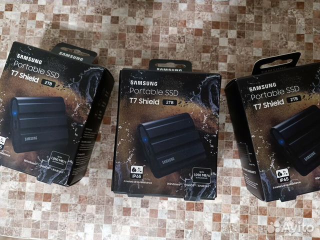 Samsung Portable SSD T7 Shield 2TB Новый объявление продам
