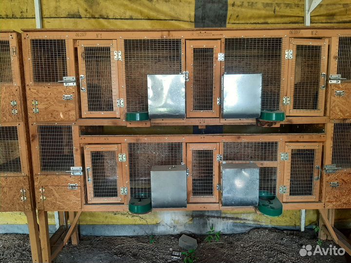 Клетки для кроликов С маточниками Б/У