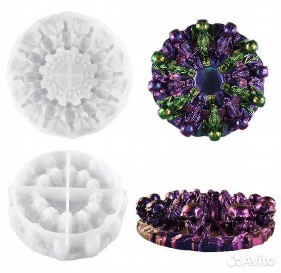 Силиконовая форма для Пепельницы