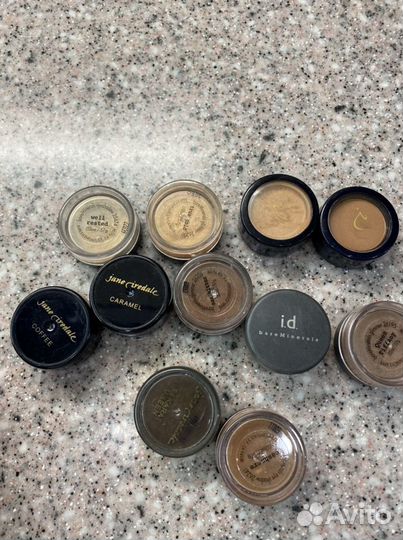 Пудра и тени ID и Jane Ireadale