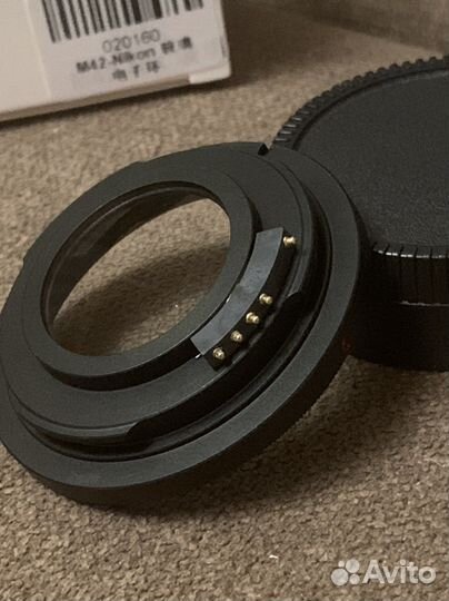 Переходники м42 на Nikon с линзой и с чипом
