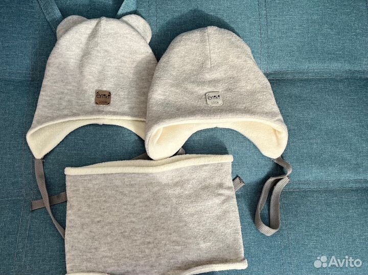 Комплект шапка и снуд детский 44 46