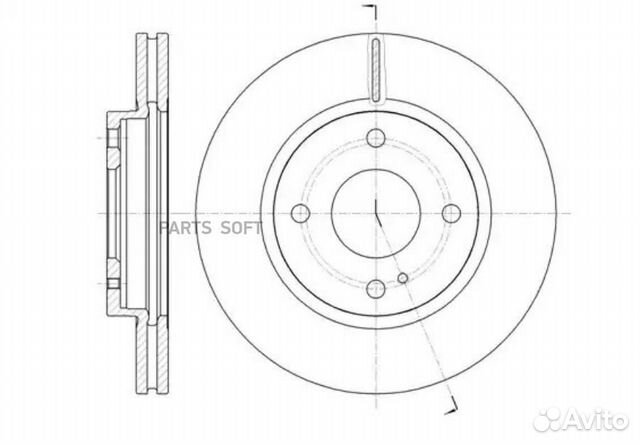 Road house 6129910 Диск торм. Ford Fiesta 09