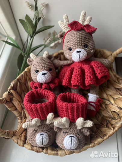 Вязаные игрушки ручной работы
