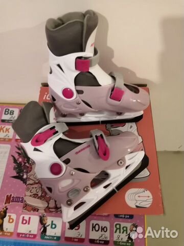 Коньки детские, раздвижные р 29-32