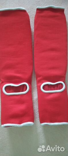 Защитные щитки на ноги для каратэ размер s