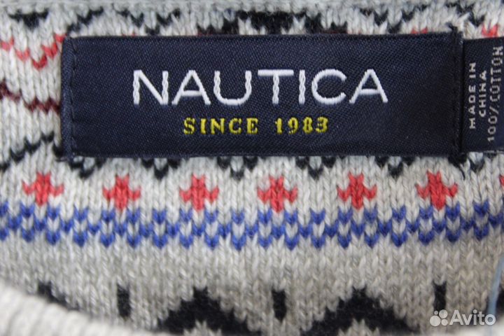 Новый мужской Пуловер-Джемпер Nautica оригинал 98