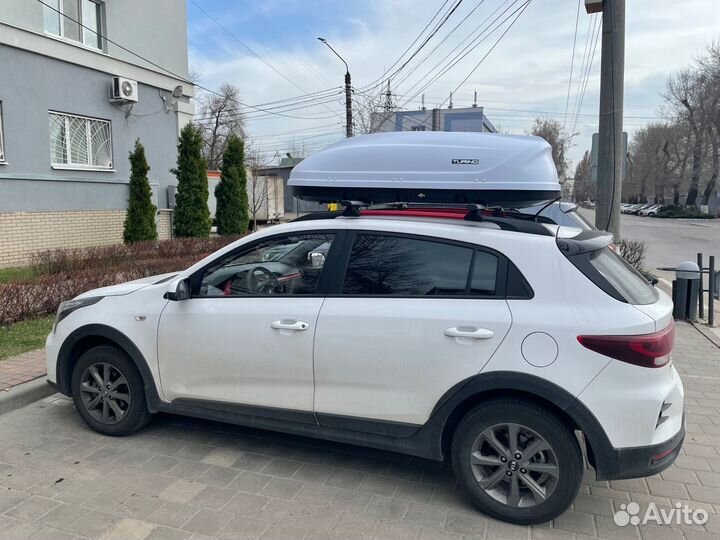 Автобокс Турино-1 белый на 2 стороны на Kia