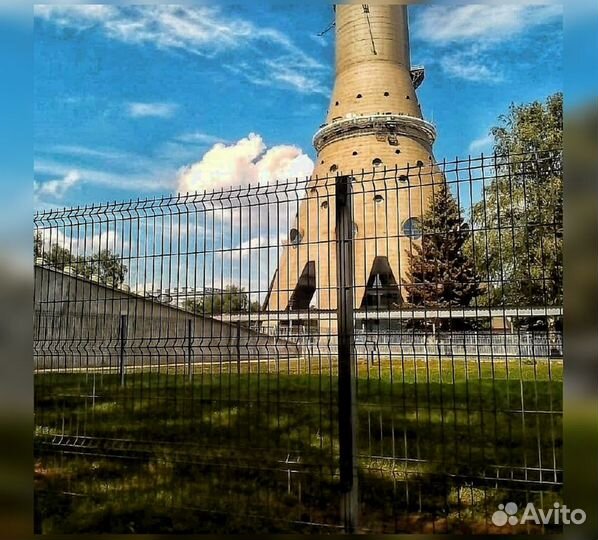 Забор из 3д сетки