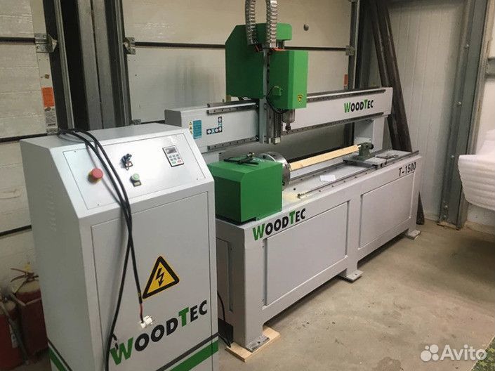 Токарный фрезерный станок с чпу Woodtec Т-1500