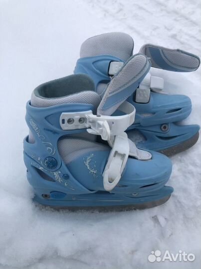 Коньки детские раздвижные 30-33