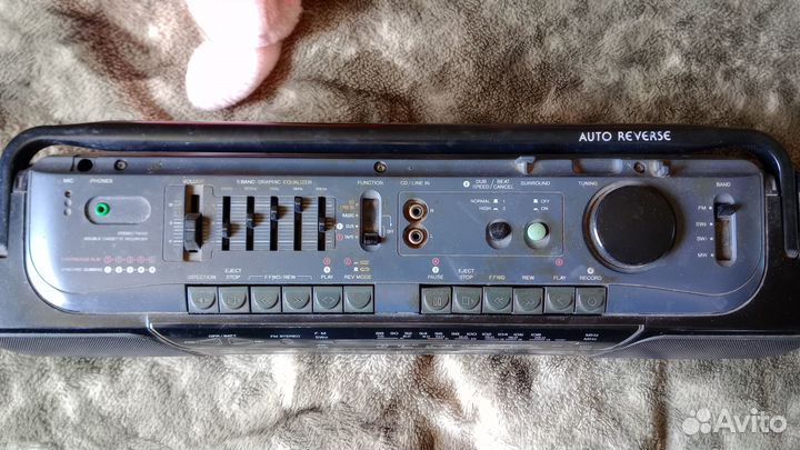 Двухкассетная магнитола Sanyo M W738K