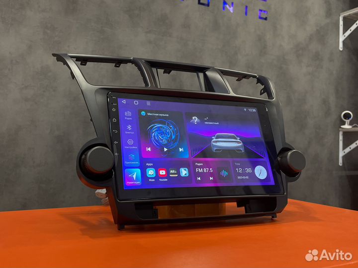 Магнитола для Toyota Highlander 08-13