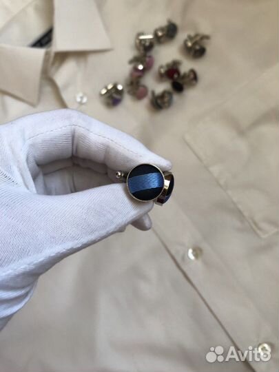 Запонки мужские 10 пар пакетом