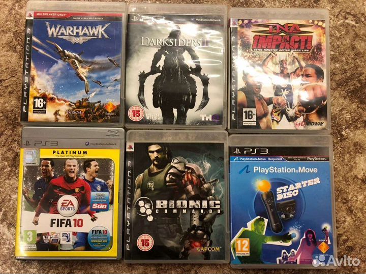 Диски с играми Sony PS3