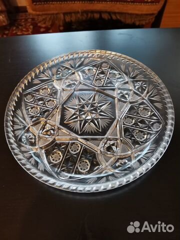 Хрустальный поднос