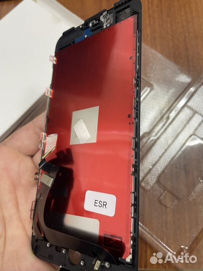 Дисплей iPhone 7 plus черный разбито стекло