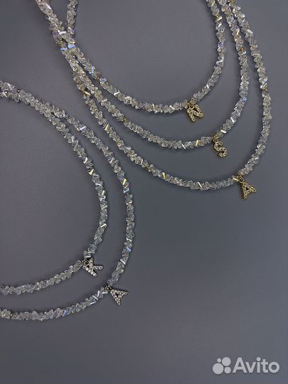 Чокер с буквой A-Z