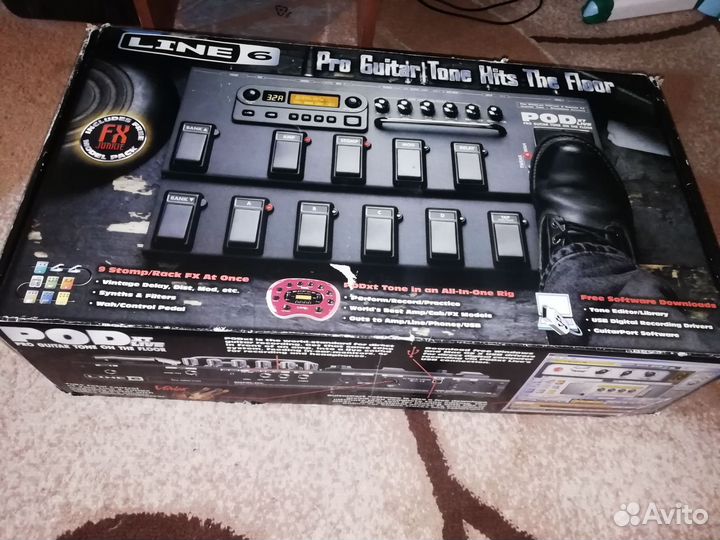 Гитарный процессор line 6 XT live pro
