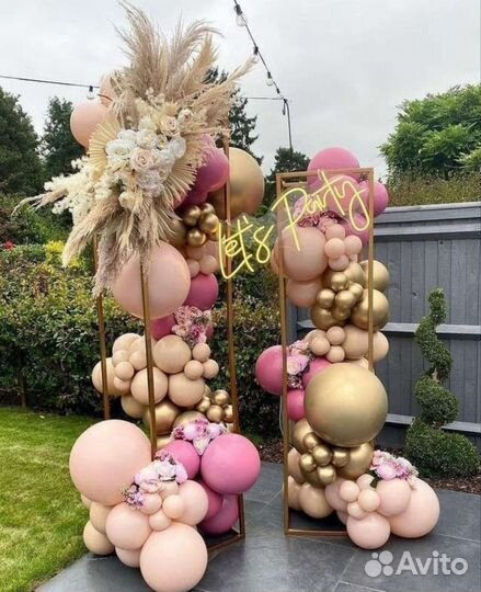 Оформление мероприятий. Декор фотозоны шары