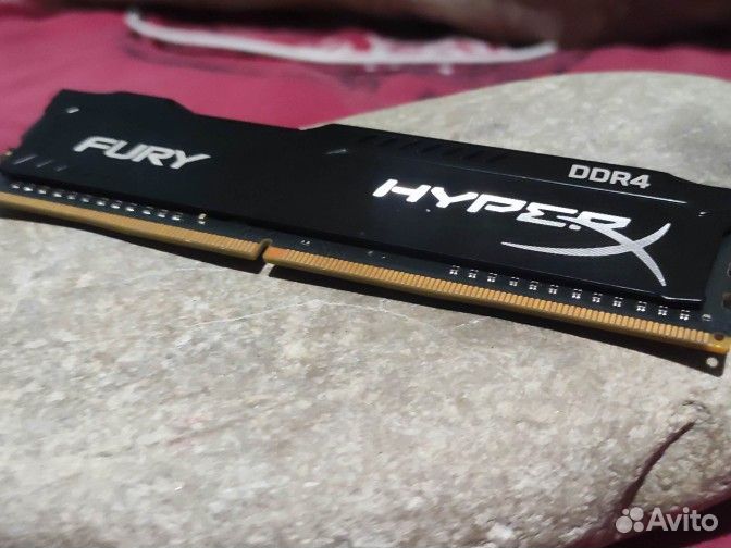 Оперативная память HyperX fury Black ddr4 8gb