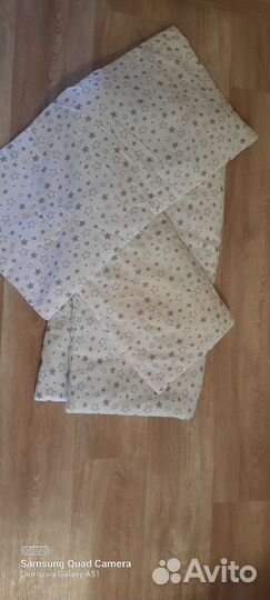 Комплект в коляску подушка матрас одеяло