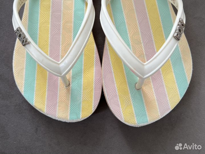 Шлепанцы для девочки Roxy 18,5 см