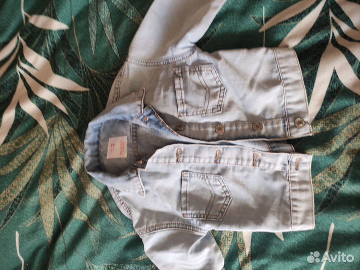 Джинсовая куртка для девочки