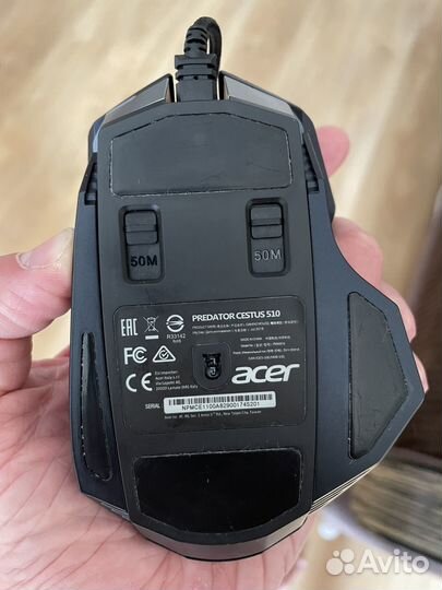 Игровая мышь acer predator и коврик