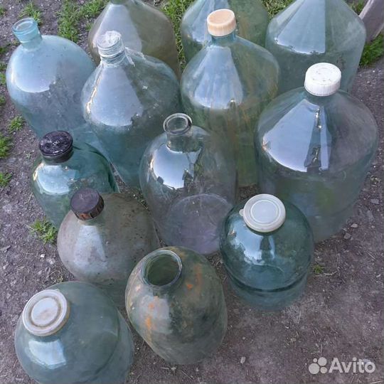 Бутыли стеклянные 20л