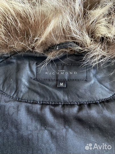 Женская кожаная зимняя куртка John Richmond (M)